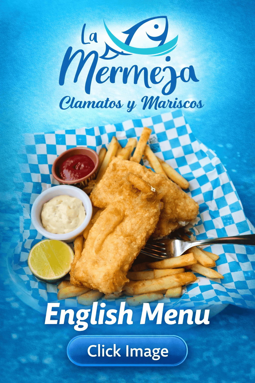 English Menu La Mermeja Huatulco